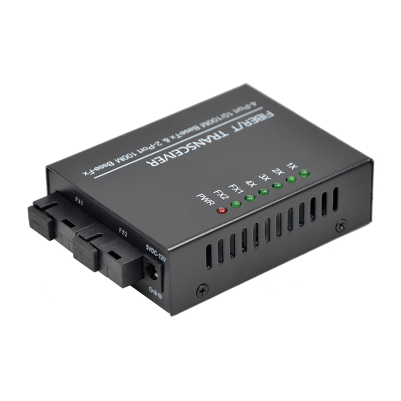 haohanxin haohanxin百兆2光4電單模單纖光纖收發器交換機sc接口一臺